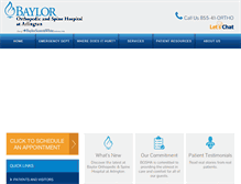 Tablet Screenshot of baylorarlington.com